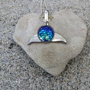 Mermaid Scale Fluke Necklace